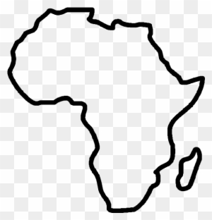 Africa Blank Map Clip Art - Ivory Coast Africa Map