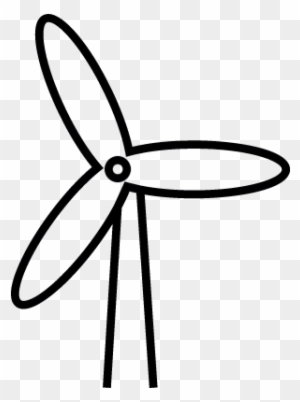 Wind Mill, Ios 7 Interface Symbol Vector - Ecology