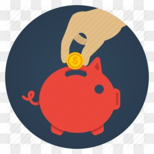 Piggy Bank Graphic Icon - Piggy Bank Flat Icon