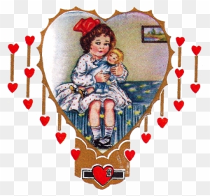 Vintage Valentine Heart Printables - Printable Vintage Hearts - Free ...