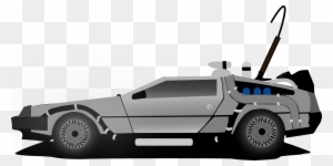 Back To The Future Clipart Time Machine Pencil And - Back To The Future Car Cartoon
