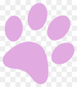 Clipart Cat Paw Print Images At Clker Vector Clip - Light Pink Paw Print