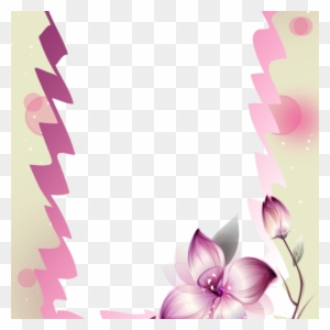 Beautiful Flower Frames - Flower Circle Frame Png - Free Transparent ...