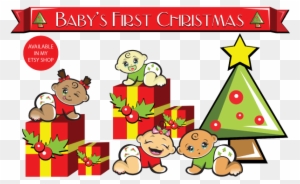 Christmas - My First Christmas Clip Art