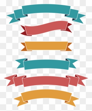 Ribbon Label Web Banner - Fitas Banner Png