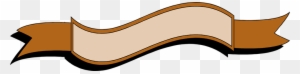 Brown Blank Banner Clipart - Brown Banner Png