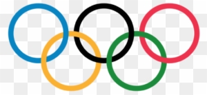 Clip Art Of The Olympic Rings Clip Art, Symbols And - Olympic Flag And Torch