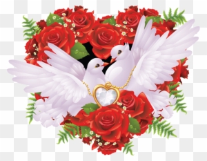 Diamond Embroidery Painting Four Love Birds Full Rhinestones - Rose Photos For Love