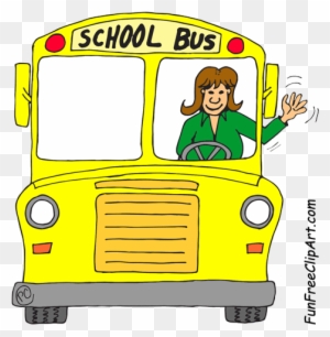 School Bus Front With Waving Bus Driver - School Bus Driver Cartoon - Free Transparent PNG Clipart Images Download School Bus Front With Waving Bus Driver - School Bus Driver Cartoon - Free Transparent PNG Clipart Images Download