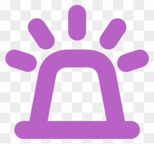 Warning Clipart Alert - Alert Purple Png