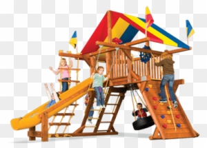 Castle Style Packages - Rainbow Swing Set
