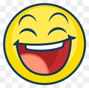 Smiley Lol Emoticon Laughter Clip Art - Laughing Emoji - Free