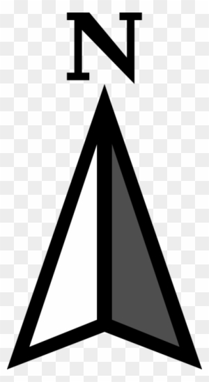 Vector Illustration Of Compass North Direction Indicator - North Map Symbol  Png - Free Transparent PNG Clipart Images Download