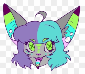 Bat Oc Head Thing By Curlthewolf - Wolf Oc Head