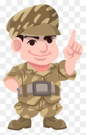 Soldier Free To Use Clip Art - Military Animated Characters