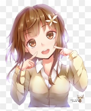 Cute Anime Kid Girl - Cute Anime Girl Smile