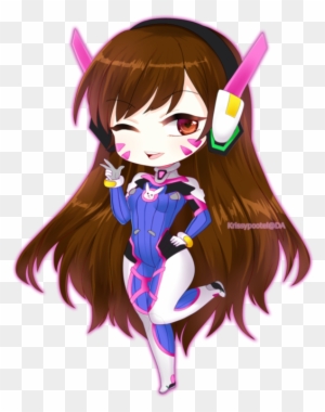 28 Collection Of Dva Drawing Chibi - D Va Icon Gif