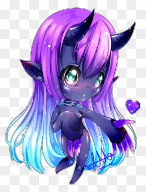 Galaxy Chibi Girl Anime And Pinterest - Anime Girl Chibi Galaxy