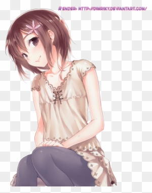 Spiz1206 66 4 Render - Young Anime Girl Short Hair