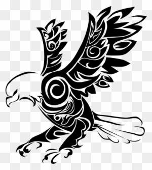 Flaming Eagle Tattoo Clipart  Dragoes Para Tatuagem Tribal  Free  Transparent PNG Clipart Images Download