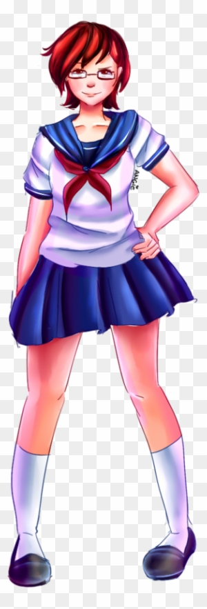 Yandere Simulator Fan Art Drawing - Yandere Simulator Info Chan Png