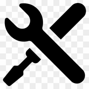 Settings Symbol Of A Cross Of Tools Vector - Tool Symbol