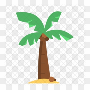 Coconut, Tree, Vacation, Holidays, Travel Icon - Coconut Tree Icon In Png