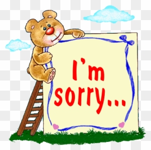 Teddy Bear Starying Up Text I Am Sorry Picture - Romantic Sorry To Lover