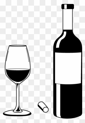Wine Bottle Gallery For Clip - Wine Glass