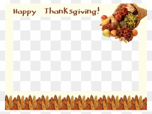 Thanksgiving Day Frame - Thanksgiving Food Drive Sticker