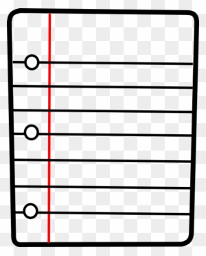 Lined Paper Lined Paper Notebook Paper Clipart - Sheet Of Notebook