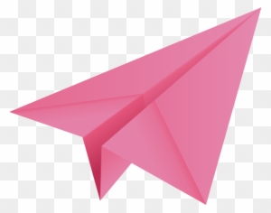 Clipart Info - Pink Paper Airplane Clipart