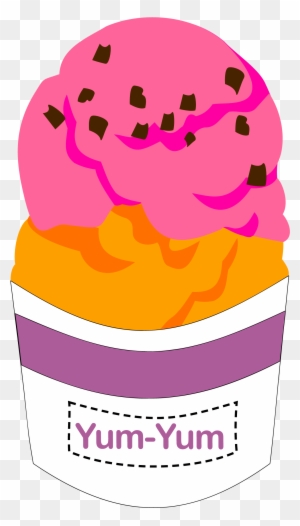 empty ice cream sundae bowl clipart