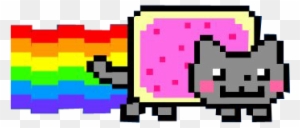 nyan cat graph paper nyan cat gif png free transparent png how to draw nyan cat on graph paper