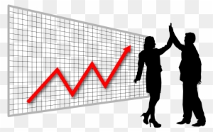 Free Profit High Five Graph In Perspective - Accountancy Business Management Clipart