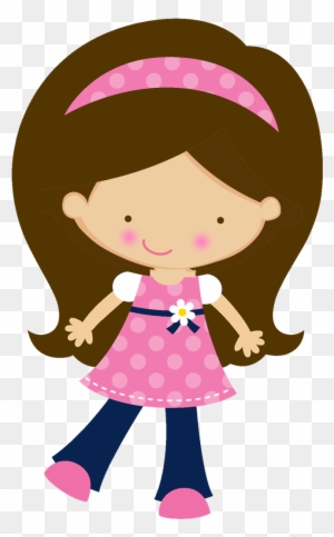 Diseños Para Cortes De Placas En Goma Eva Para Decorar - Little Girl Clipart Png