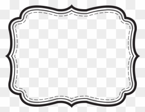 28 Collection Of Label Frame Clipart - White Label Png