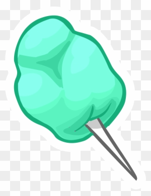Cotton Candy Clipart Club Penguin - Green Cotton Candy Png