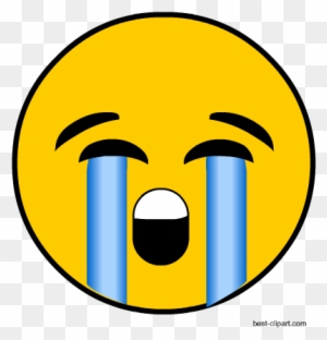 Crying Emoji, Free Clip Art - Frosted Window Transfer Mandatory Symbol