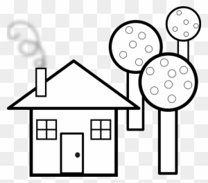 Home Decor Large-size Clip Art Houses Cliparts Co Haunted - Shapes House Black And White