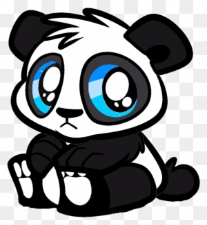 Large Size Of Drawing - Baby Panda Cute Cartoon
