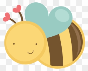 Miss Kate Cuttables - Cute Bee Clipart