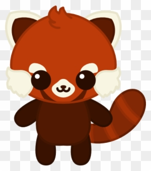 Drawn Red Panda Kawaii - Cute Cartoon Red Pandas
