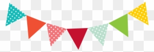 Pennant Banner Clipart - Garden Party Clip Art