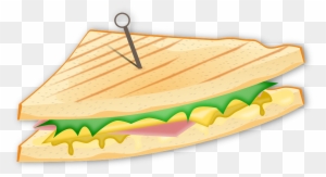 Sandwich Bread Cheese Food Ham Fast Food S - Ham And Cheese Sandwich Clipart