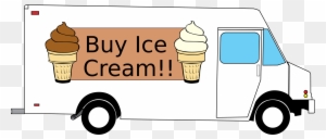 Heavens Delights Ice Cream - Food Truck Clip Art