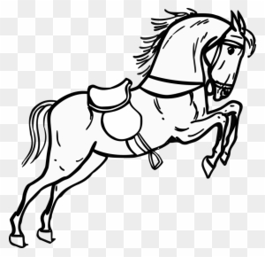Pin Running Horse Clipart Black And White Horse Black White