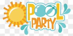 Pool Party Free Clip Art - Pool Party Png