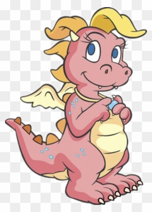 Big Foot Clipart Angry Dragon - Cassie From Dragon Tales