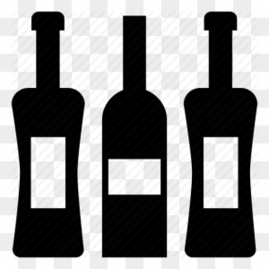 Alcohol Clipart Liquor Basket - Bottles Of Wine Icon